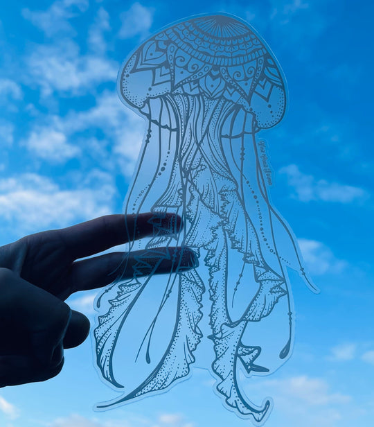 Jellyfish Car Decal