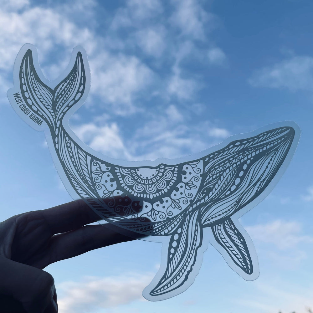 Humpback Whale Car Decal