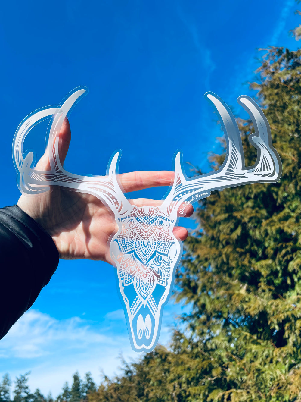 Deer Skull Decal