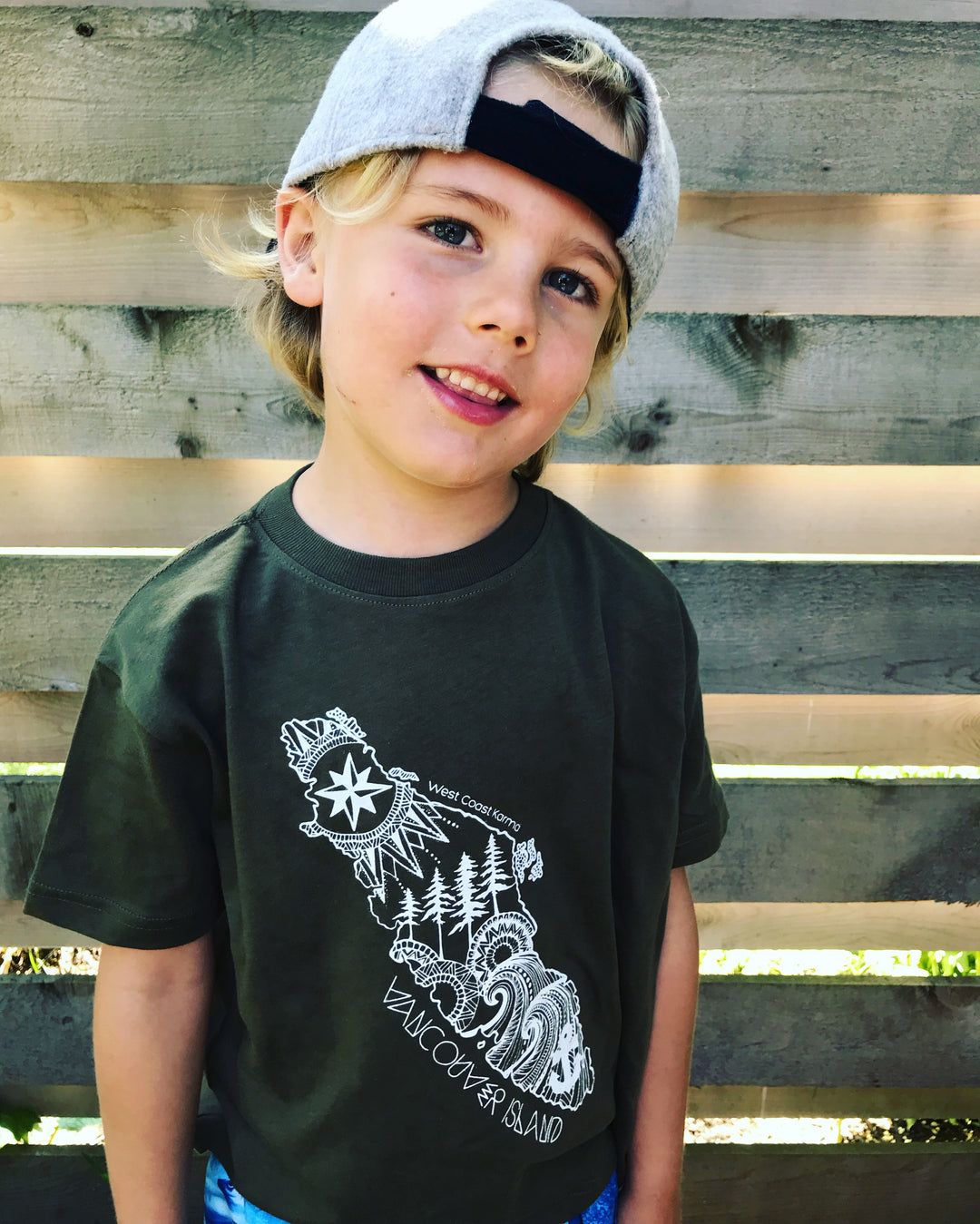 Vancouver Island Baby/Kids Tee - West Coast Karma