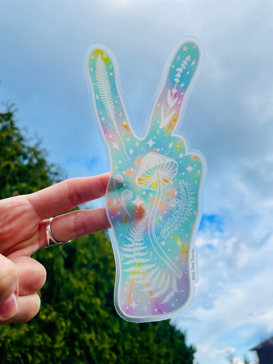 Nature Peace Tie Dye Decal