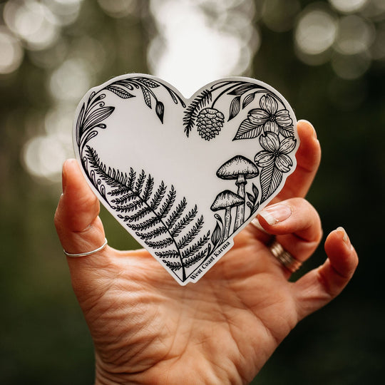Heart Creation Vinyl Sticker