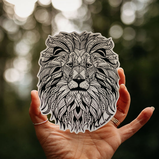 Leo Lion Vinyl Sticker