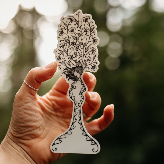 Mother Nature Vinyl Sticker