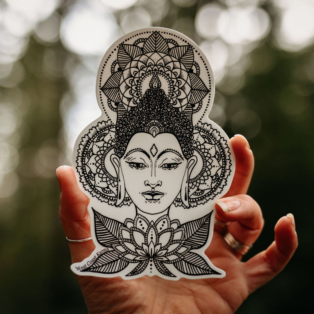 Buddha Mandala Vinyl Sticker