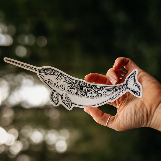 Narwhal Vinyl Sticker