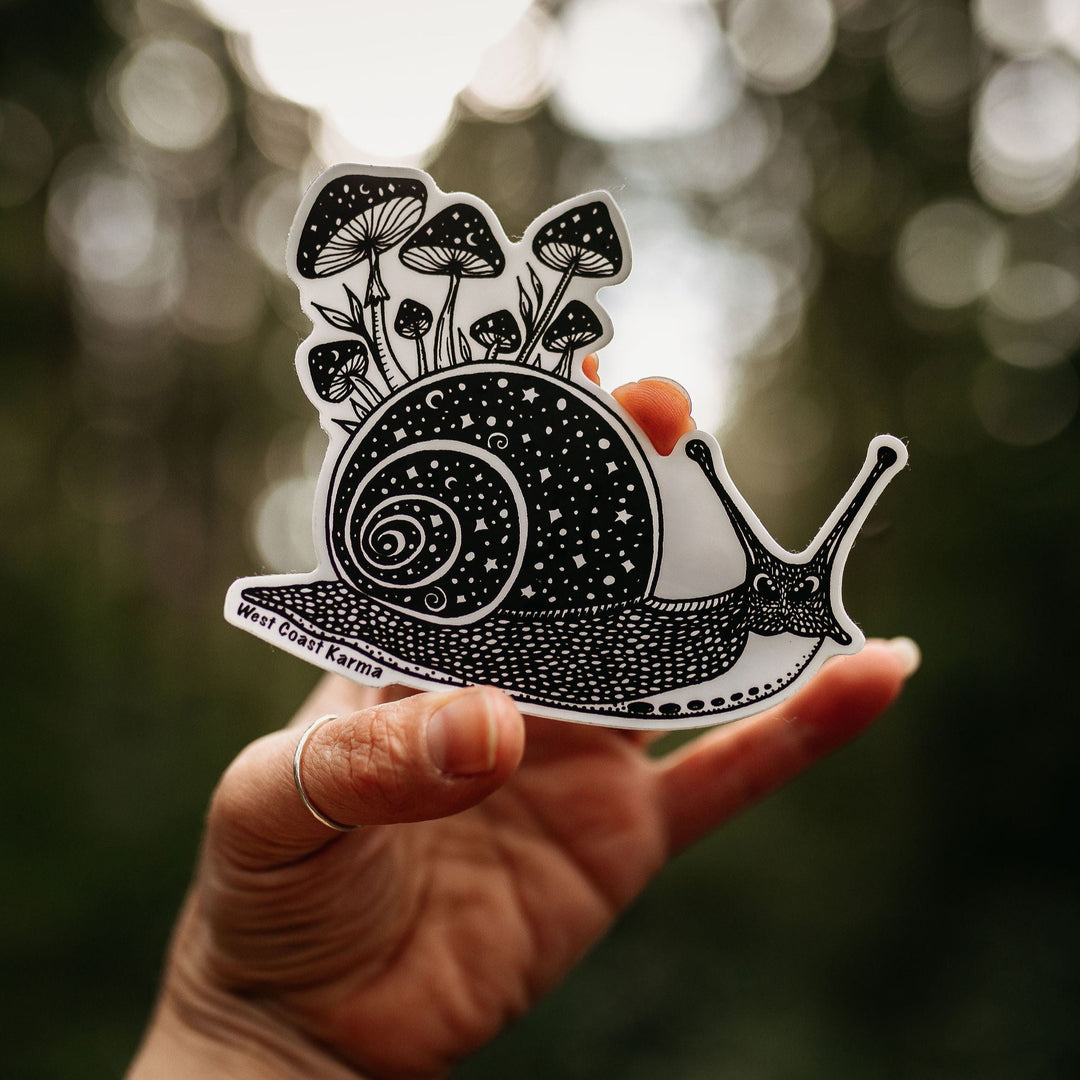 Galaxy Snail "Snalien" Vinyl Sticker