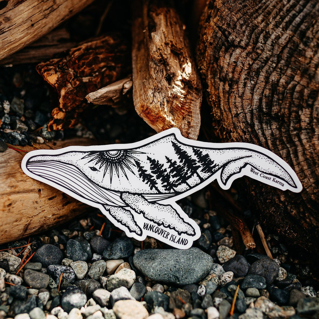Vancouver Island Humpback Sticker