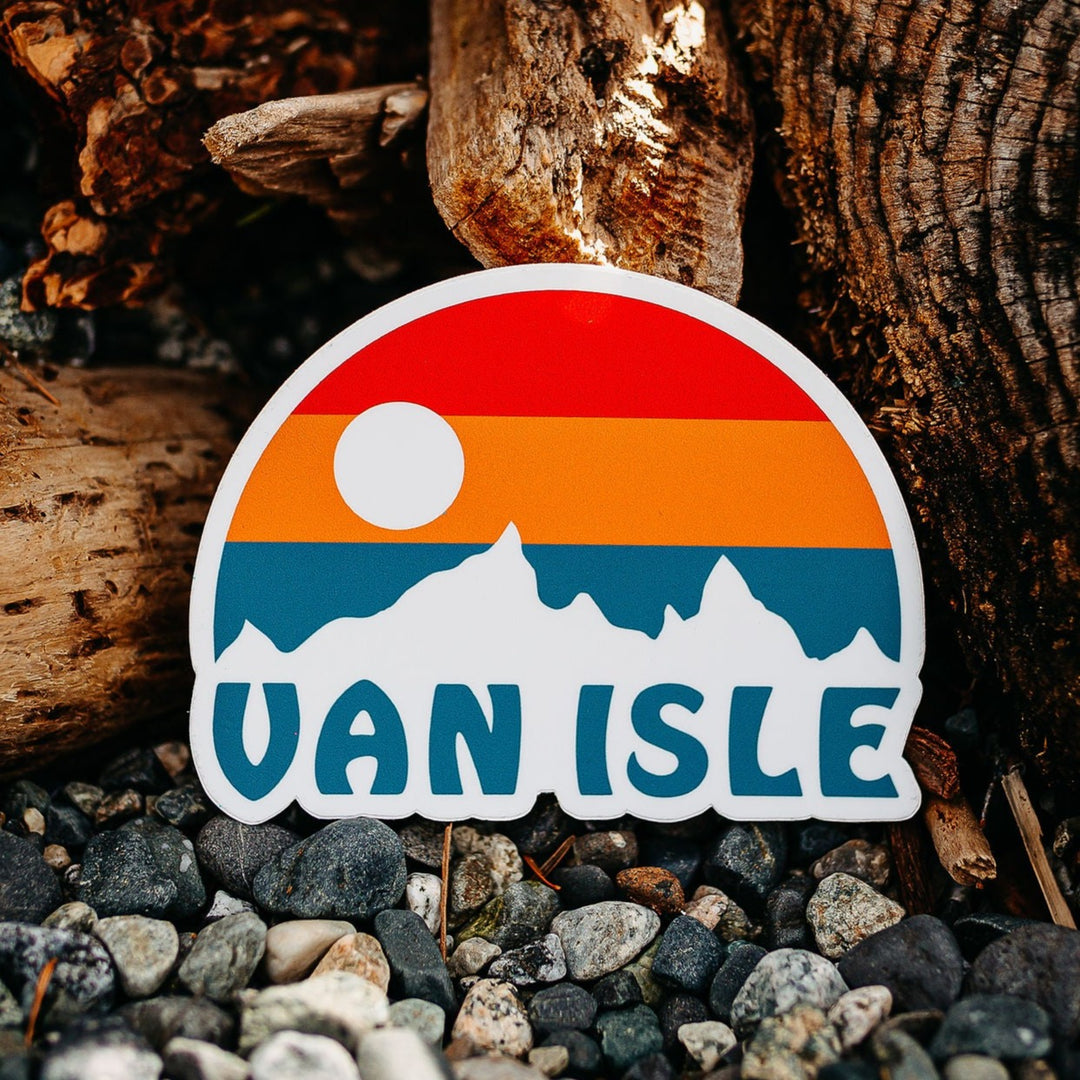 Van Isle Sticker (Victoria Peak Mountain Range)