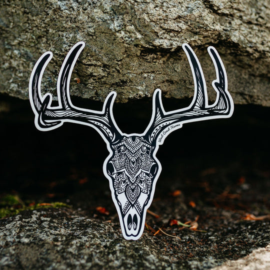 Deer Skull Sticker