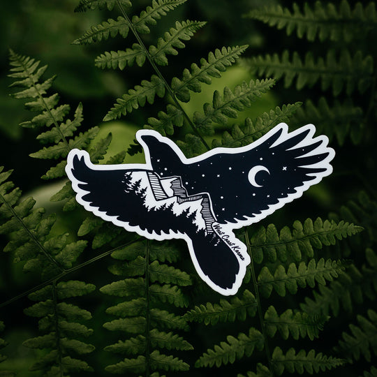 Nature Raven Sticker
