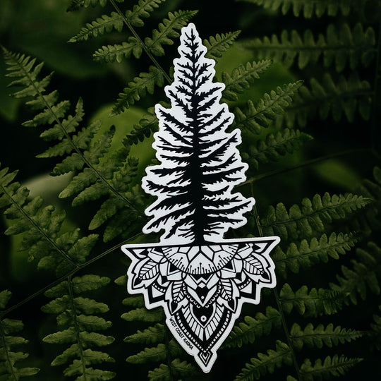 Tree Mandala Vinyl Sticker