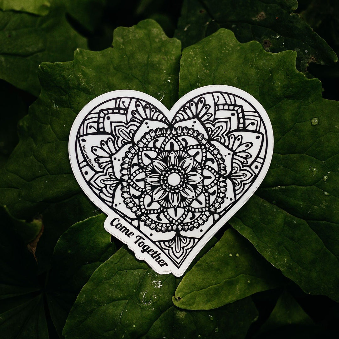 Come Together Heart Sticker