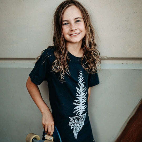 Tree Mandala Kids/Youth Tee * 100% Made, designed and printed in Canada
