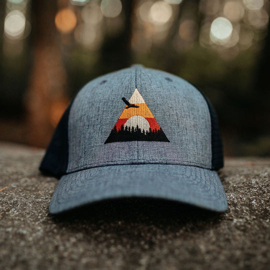 Eagle Sunrise Trucker Hat - Charcoal