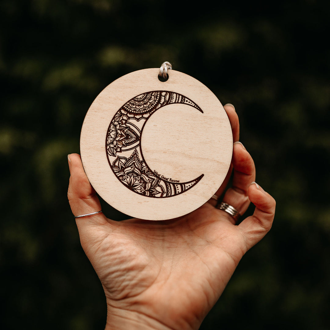Moon Mandala Ornament
