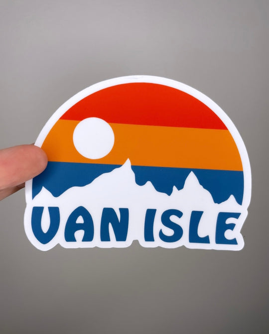 Van Isle Sticker (Victoria Peak Mountain Range)