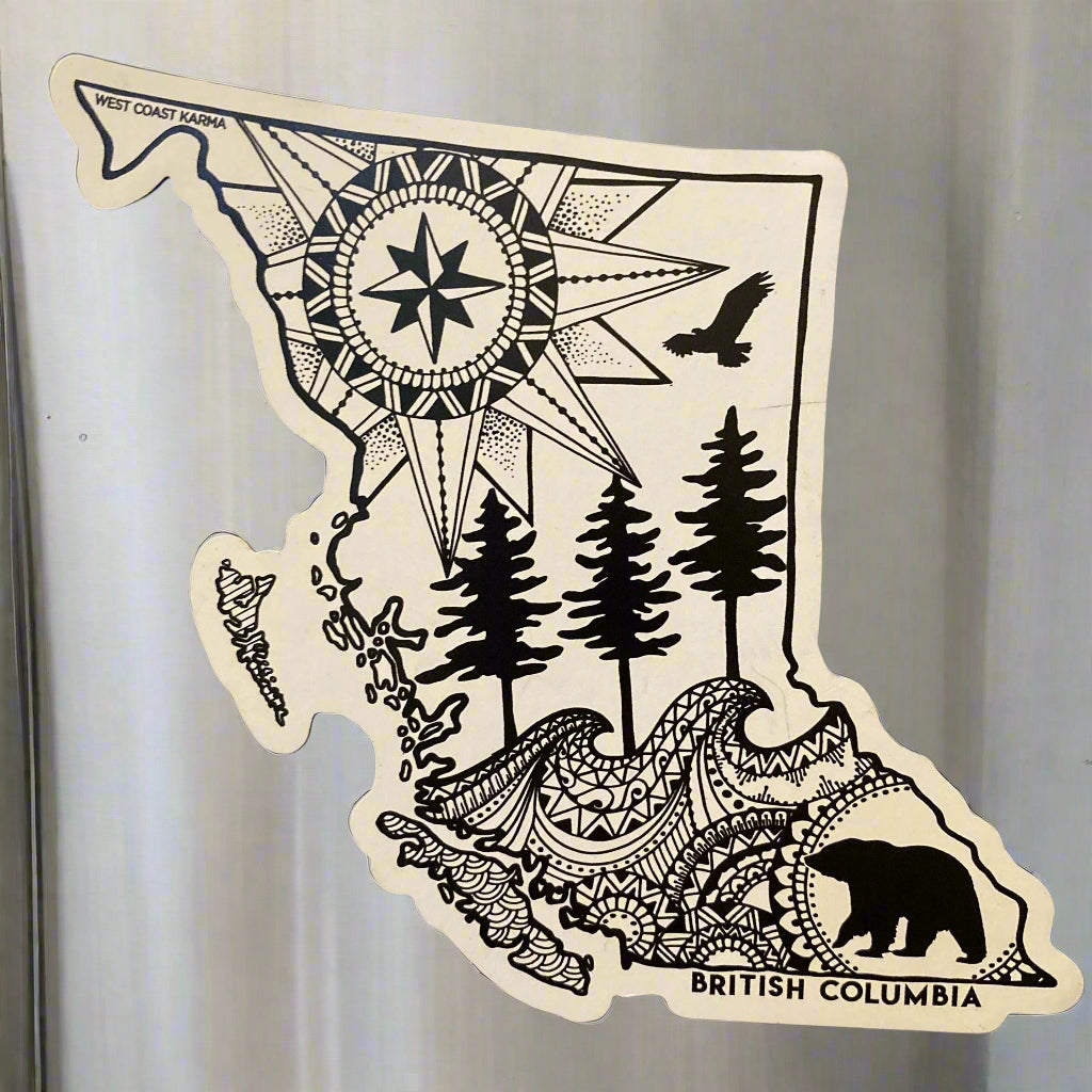 BC Map Magnet