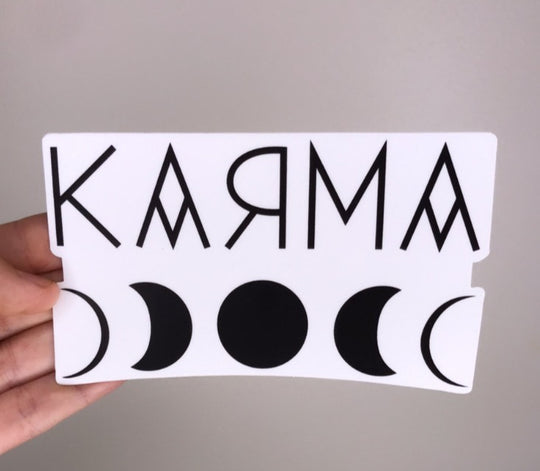 Karma Moon Phase Sticker