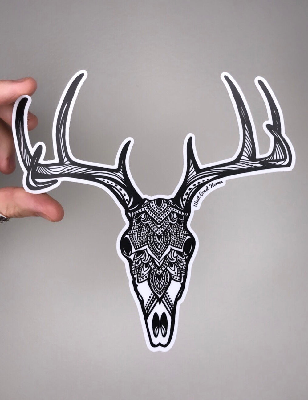 Deer Skull Sticker