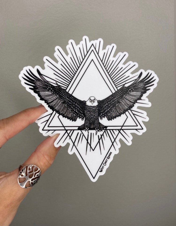 Rise up Eagle Sticker