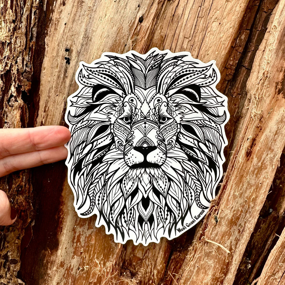 Leo Lion Vinyl Sticker