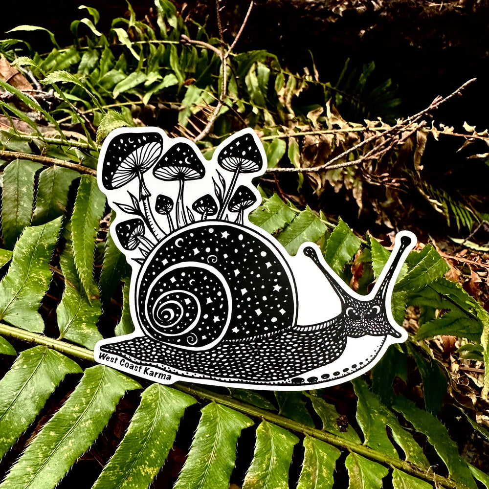 Galaxy Snail "Snalien" Vinyl Sticker