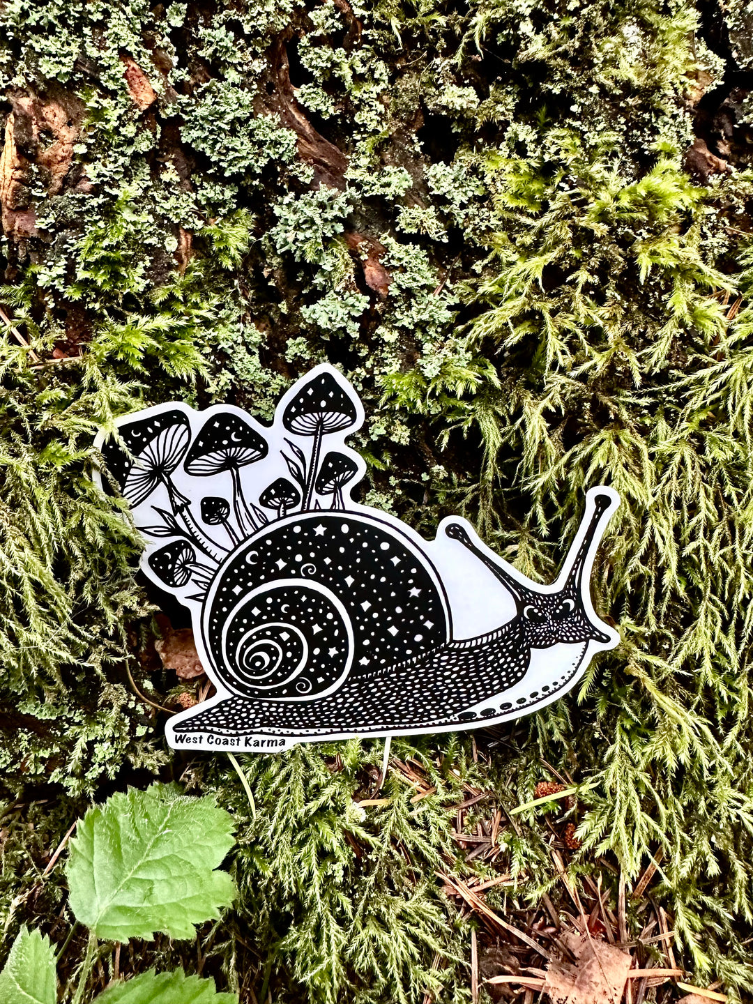 Galaxy Snail "Snalien" Vinyl Sticker