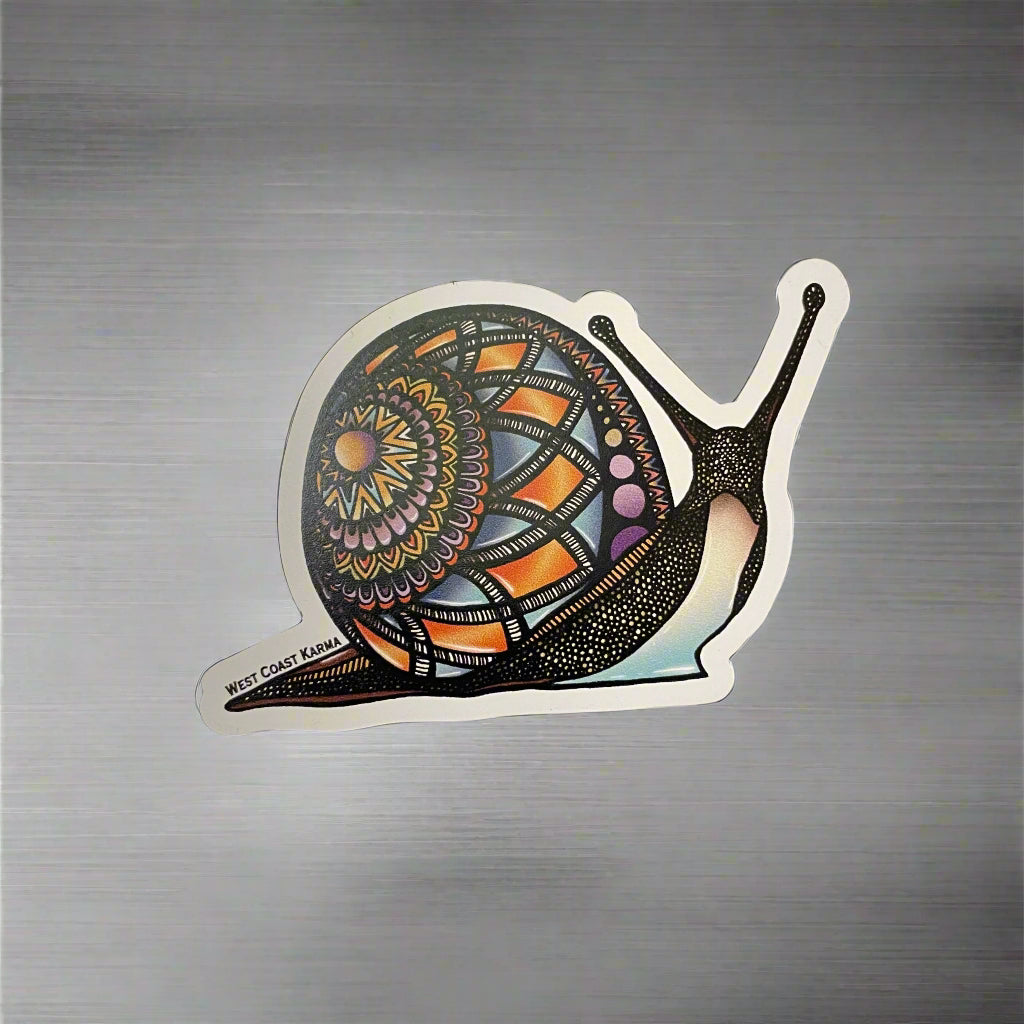 Colourful Snail Magnet