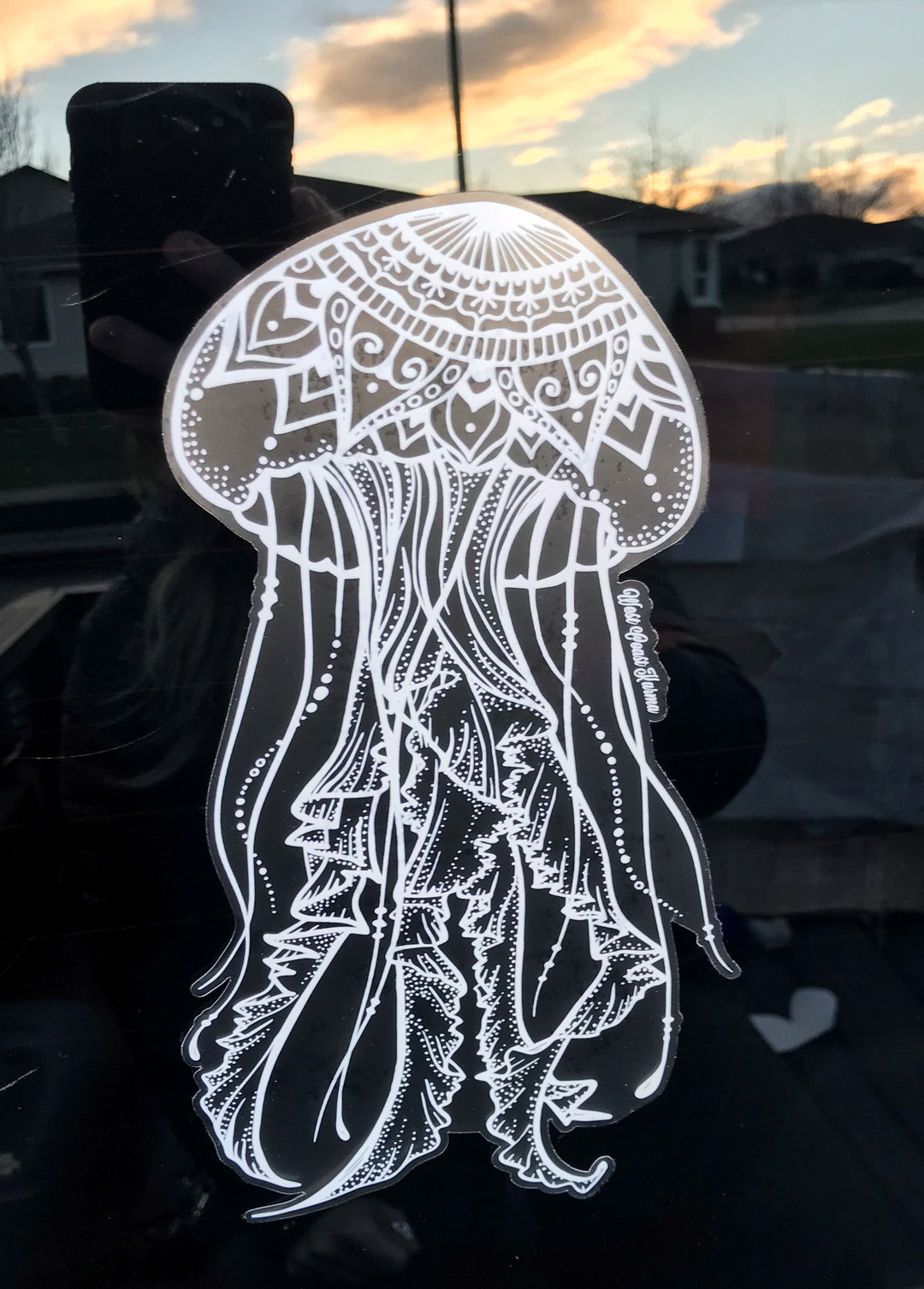 Jellyfish Car Decal