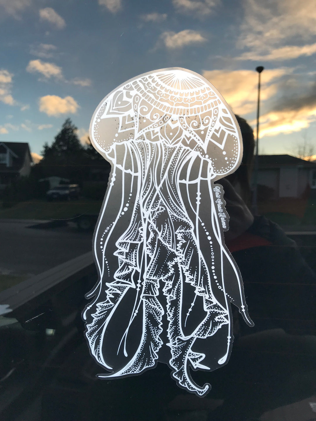 Jellyfish Car Decal