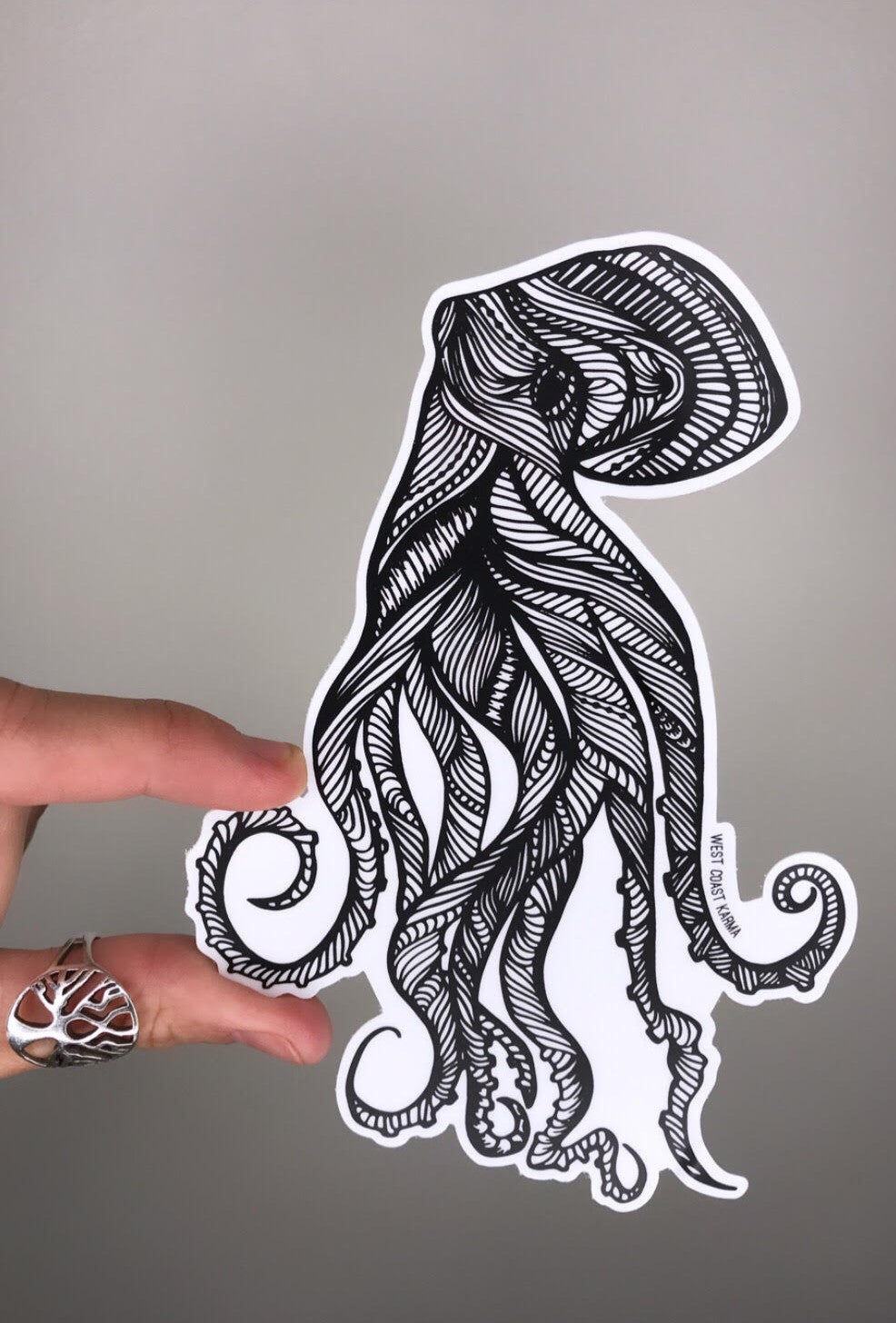 Octopus Vinyl Sticker