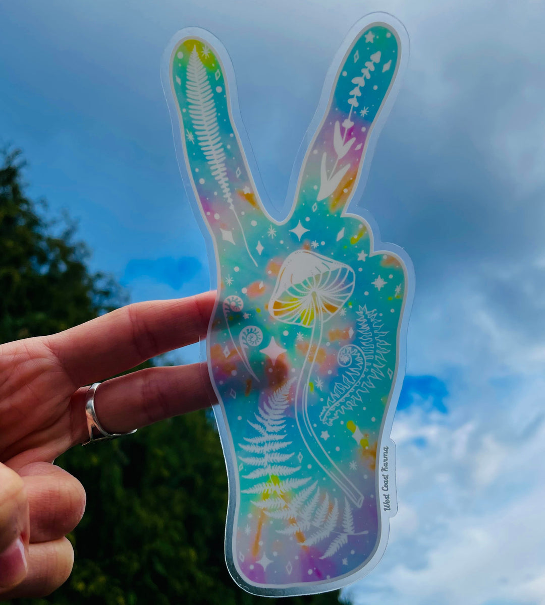Nature Peace Tie Dye Decal
